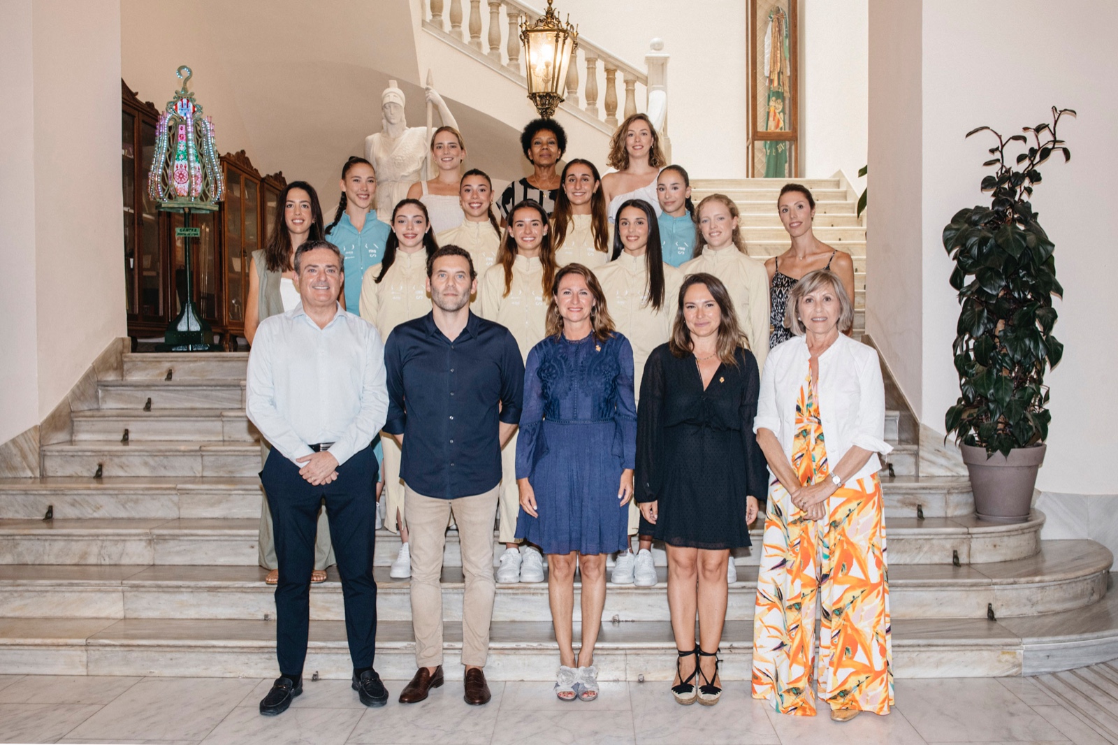 Begoña Carrasco rep a la selecció espanyola de gimnàstica rítmica que prepara els Jocs Olímpics a Castelló