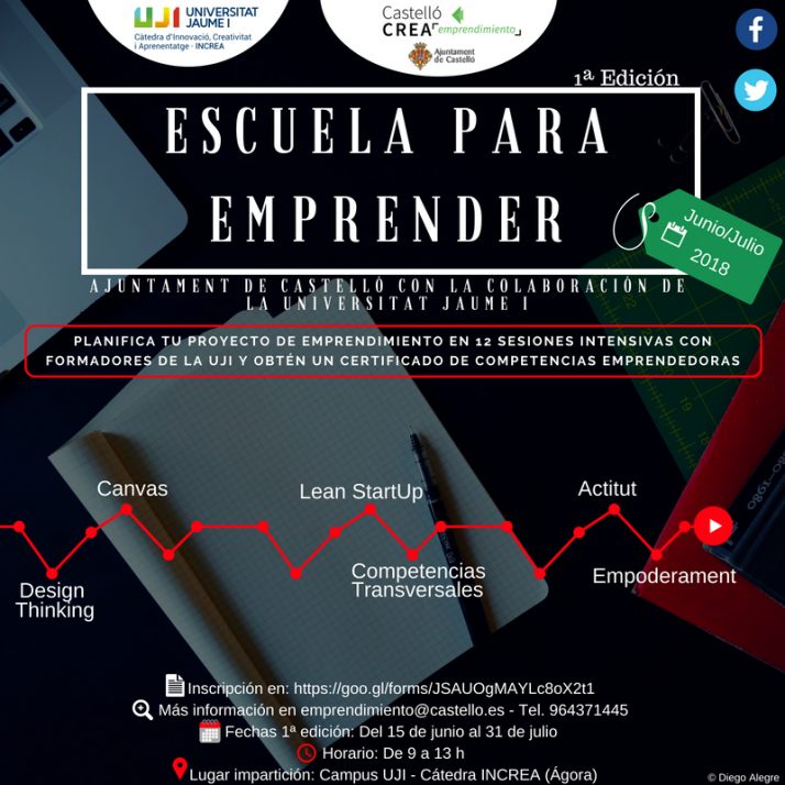 2018 jun-jul Escuela para Emprender - Cartel AjuntCs-UJI.png