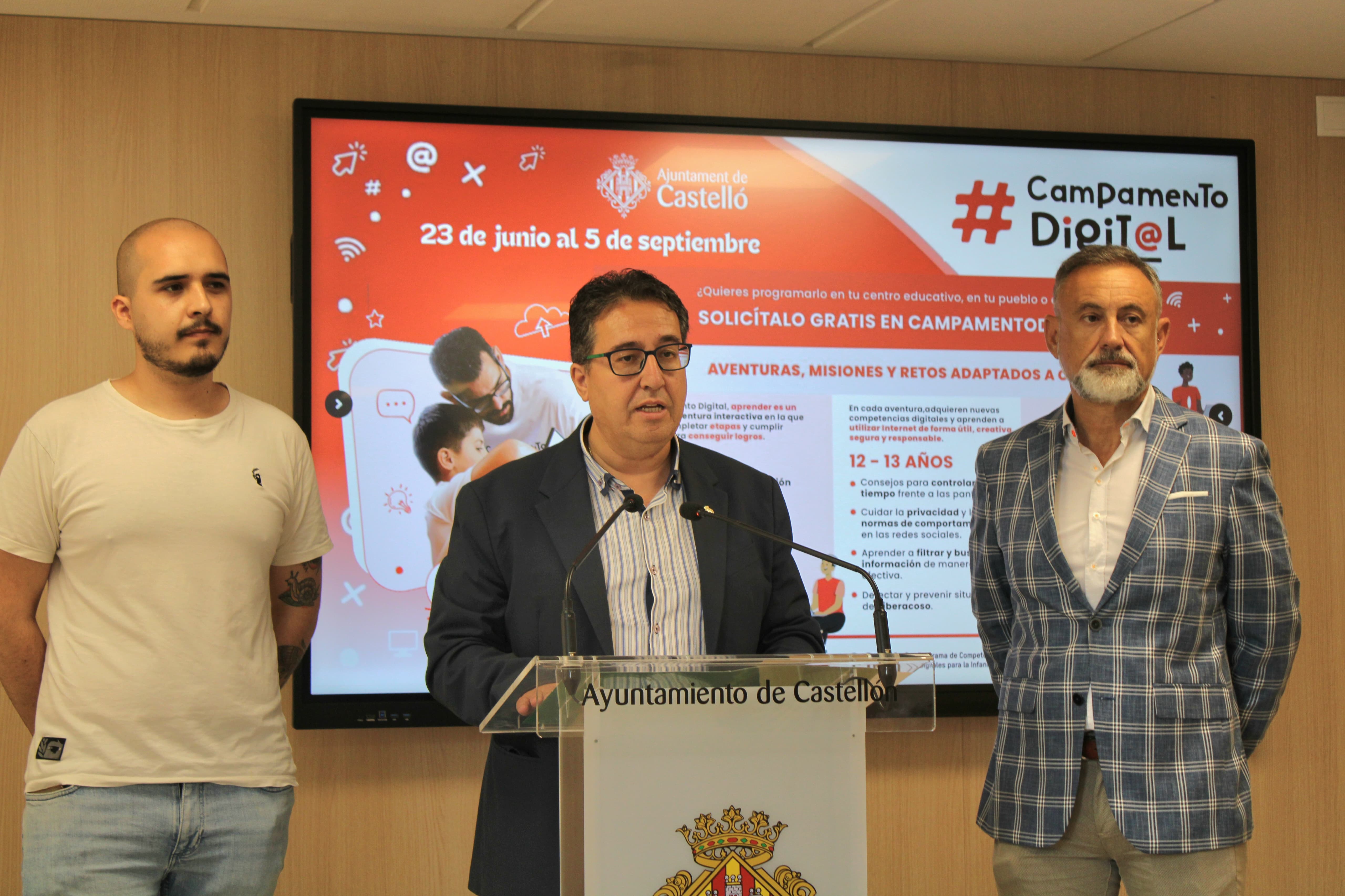 Más de 250 niños, niñas y jóvenes se han inscrito ya en el Campamento Digital gratuito de Castellón que apuesta por el talento digital este verano