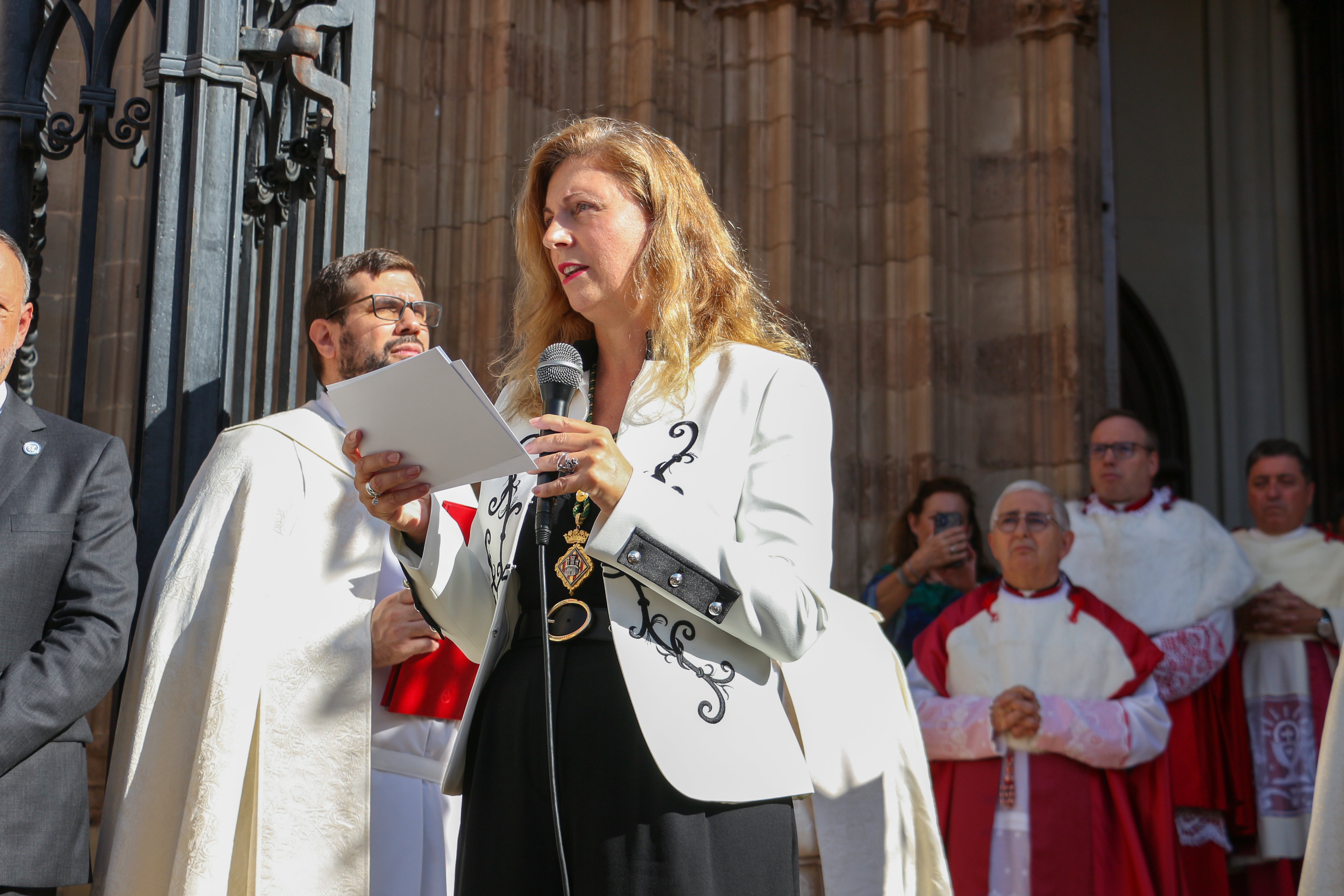 Acto de recepcion de la Verge del Lledo 