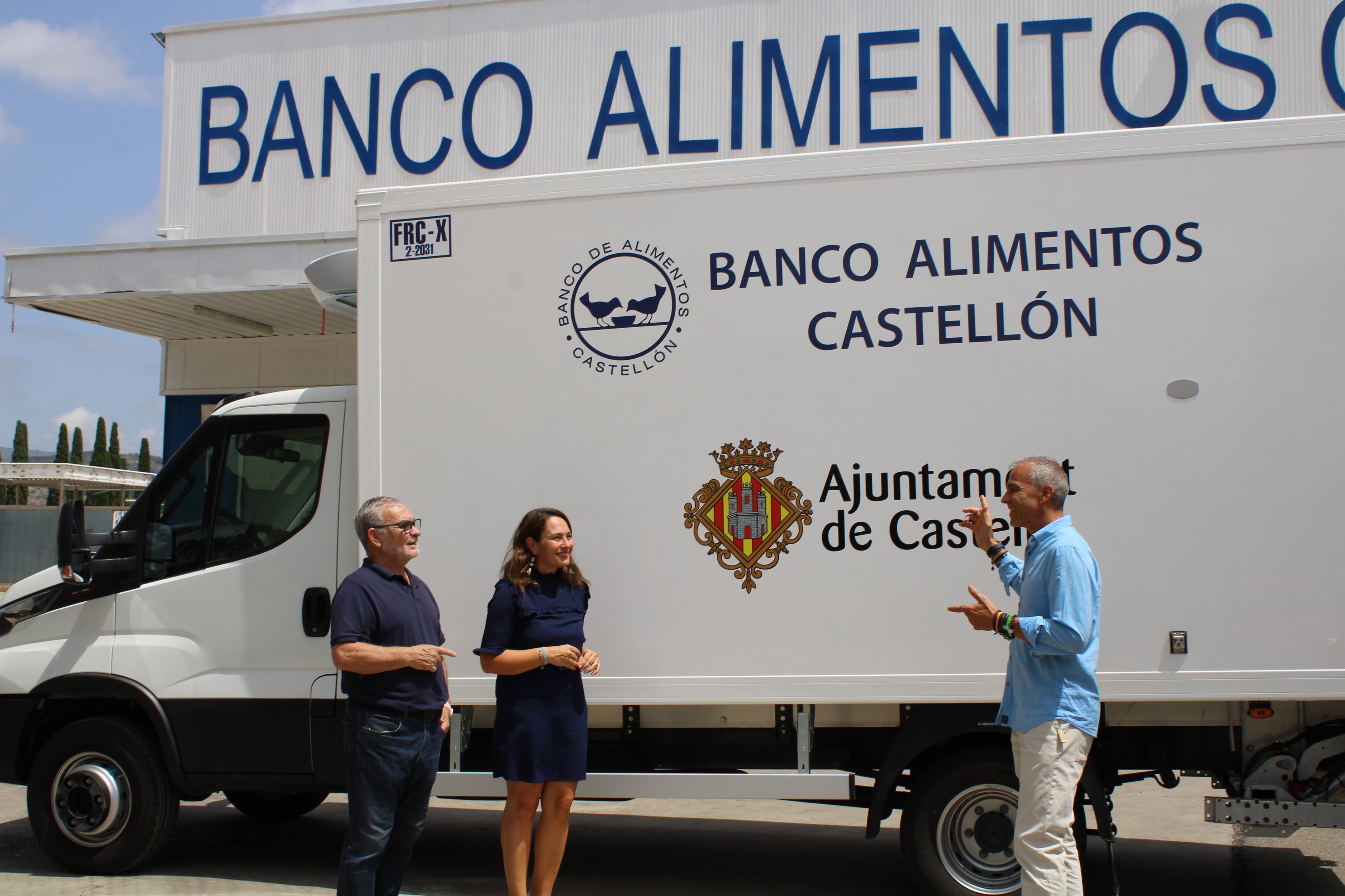 La concejalía de Bienestar Social y el Banco de Alimentos de Castellón mejoran la capacidad logística de la entidad gracias a la incorporación de un nuevo camión de transporte para las rutas de la provincia