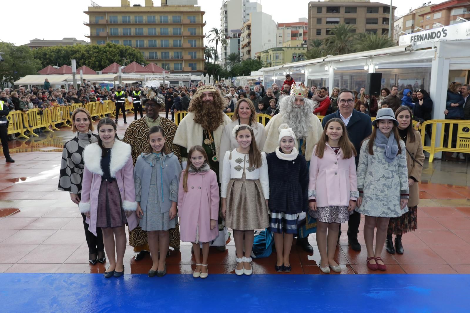 Los Reyes Magos desembarcan en el Grao de Castellón para recorrer toda la ciudad