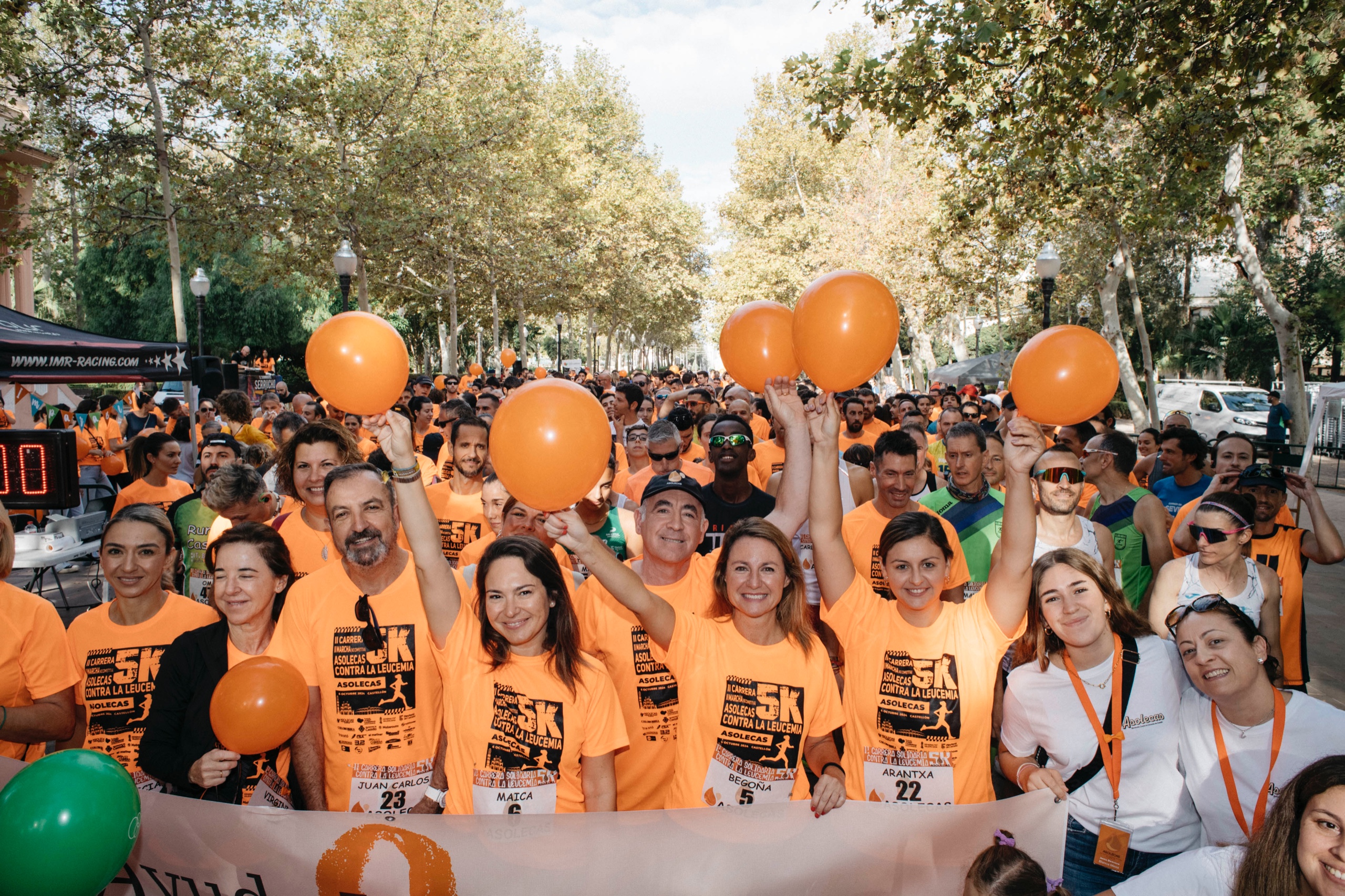 Castellón celebra una mañana de solidaridad y deporte reuniendo a más de 650 personas en contra de la leucemia