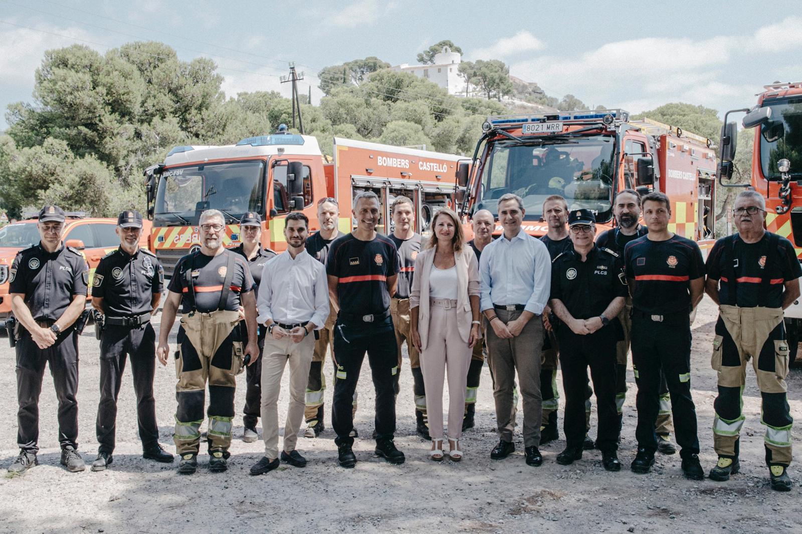 Castellón presenta tres vehículos punteros para reforzar la campaña antiincendios forestales agilizando la respuesta ante las emergencias