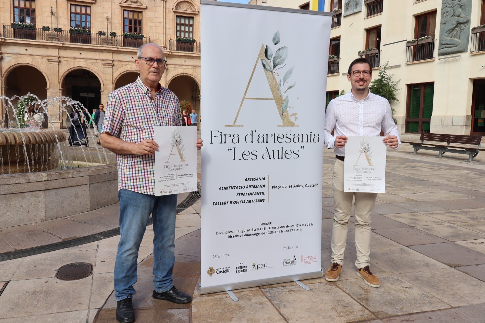 La concejalía de Comercio y Consumo presenta la Fira d’artesania “Les Aules” 2023