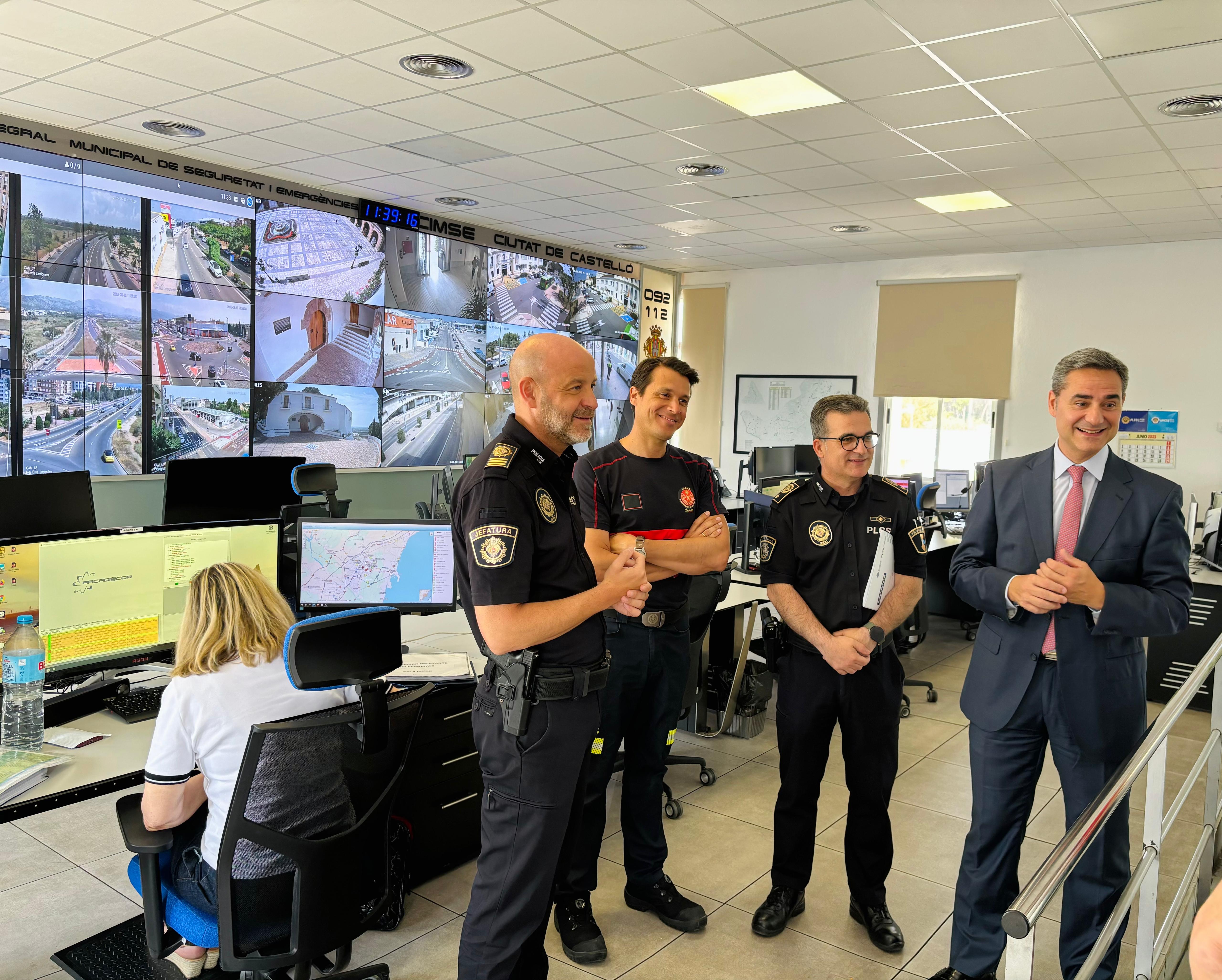 Castellón da un salto tecnológico de última generación para mejorar la respuesta ante emergencias con nuevas inversiones en las salas CIMSE, CECOPAL y las instalaciones de Tetuán XIV