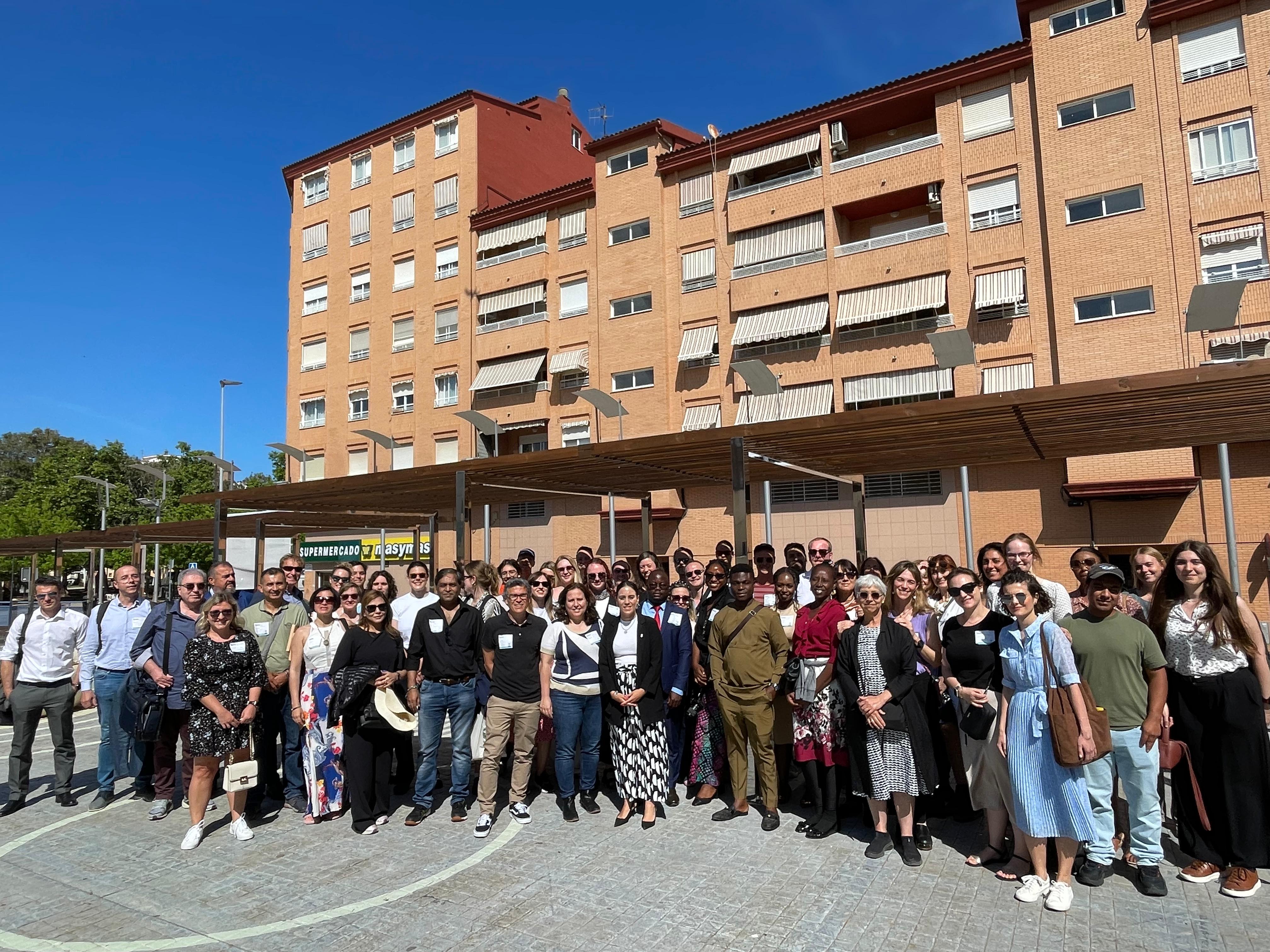 El Grao encara la recta final del proyecto DivAirCity que es observado por una delegación de técnicos europeos