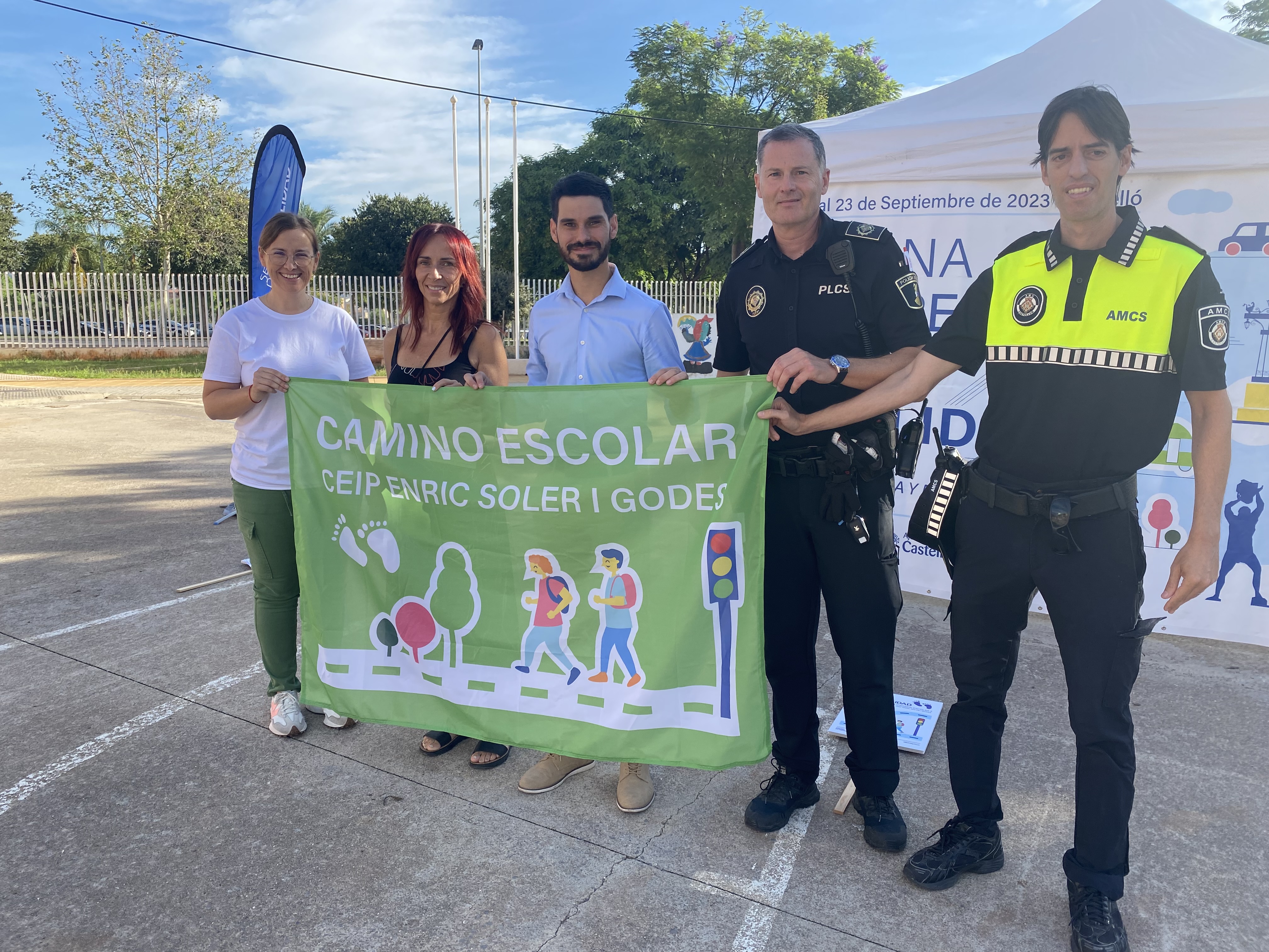 El colegio Soler i Godes estrena camino escolar en el marco de la Semana Europea de la Movilidad