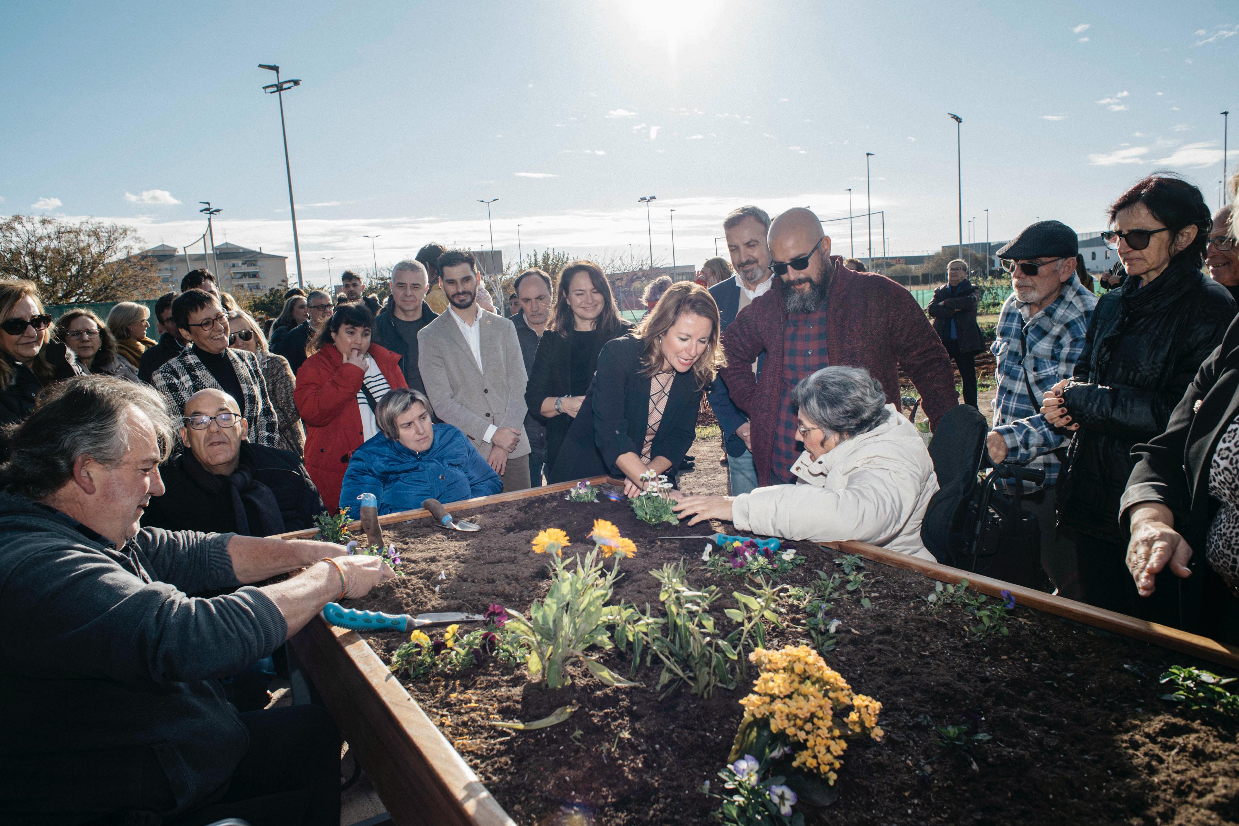 Castelló ja disposa del primer hort urbà accessible de la província situat en el barri de Sant Lorenzo