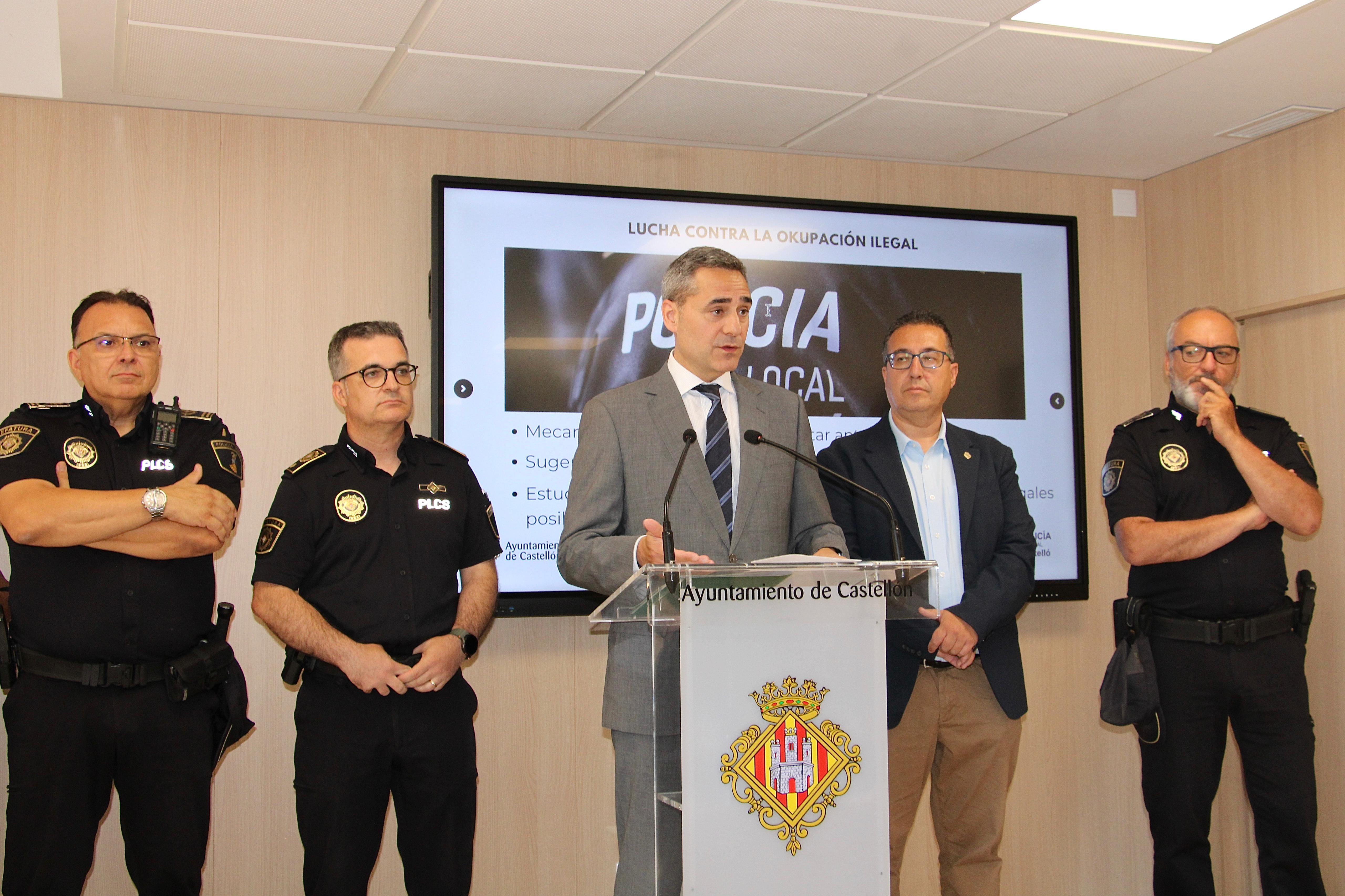 La Unitat de Policia de Barris consolida la presència policial a Castelló amb més de 30 reunions veïnals i prop de 700 vigilàncies en sis mesos