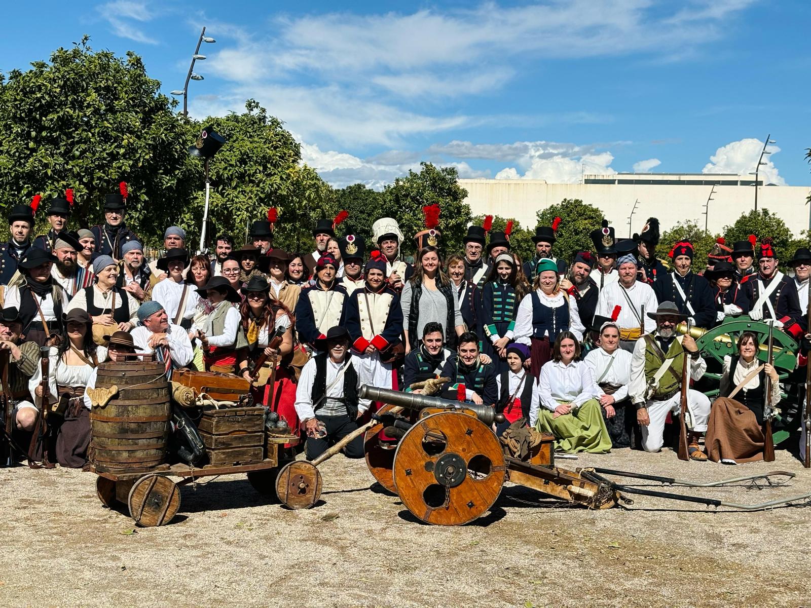 Castellón rinde homenaje a los héroes del 9 de marzo de 1810 con la recreación histórica de la batalla del Pont de Millars en su 215º aniversario