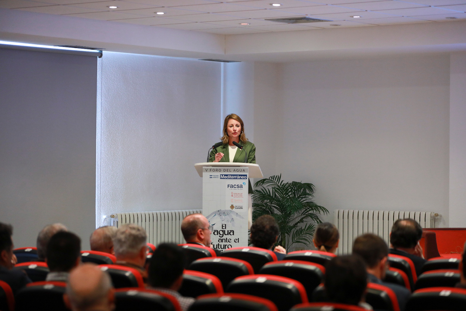 La alcaldesa, Begoña Carrasco, clausura la V Edición del Foro del Agua de Castellón